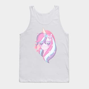 unicorn horse funny gift idea for men women and kids Tank Top